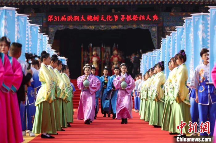 此次文化節(jié)以“華夏根祖圣地，幸福老家洪洞”為主題?！∥淇〗?攝