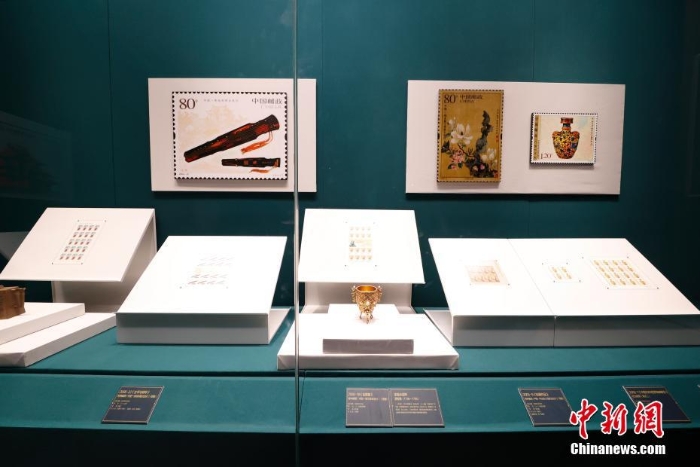 故宮主題郵票特展 郵票首次與文物同框