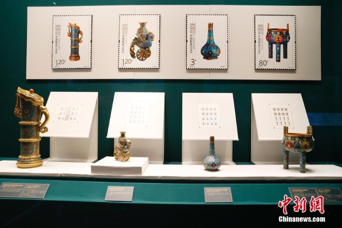 故宮主題郵票特展 郵票首次與文物同框