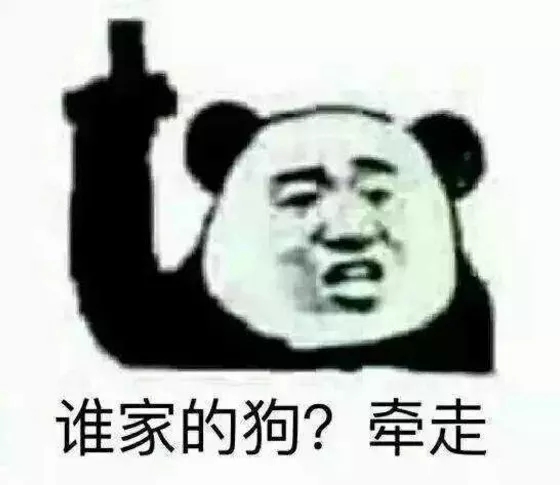 誰(shuí)家的狗牽走