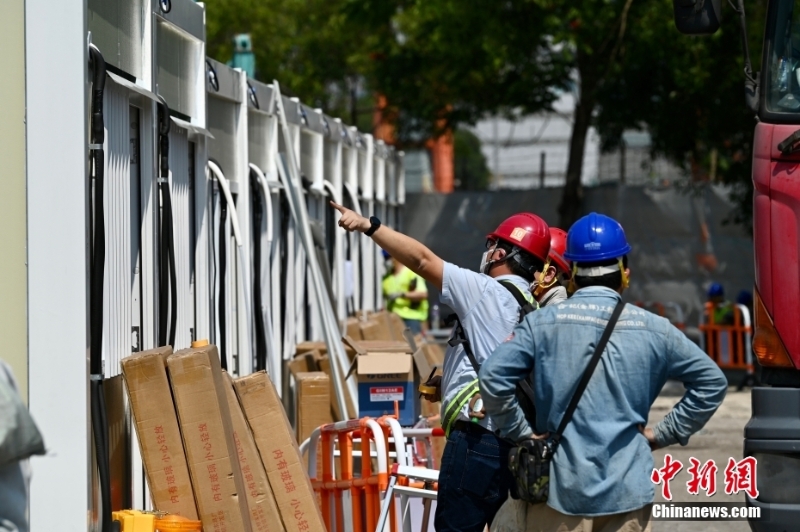 中央援建的香港青衣“方艙醫(yī)院”正式竣工