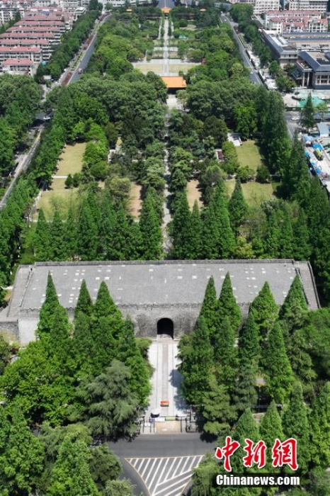 航拍南京明故宮遺址 寬闊大氣見證昔日歷史