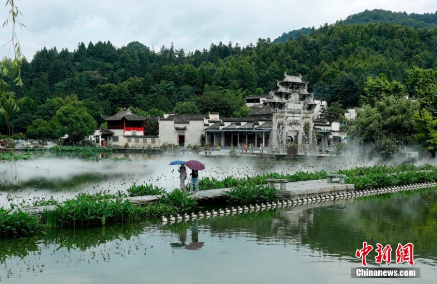 世界文化遺產(chǎn)地安徽西遞：夏入古村景迷人