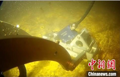 機(jī)器人水下視角。　哈工程提供