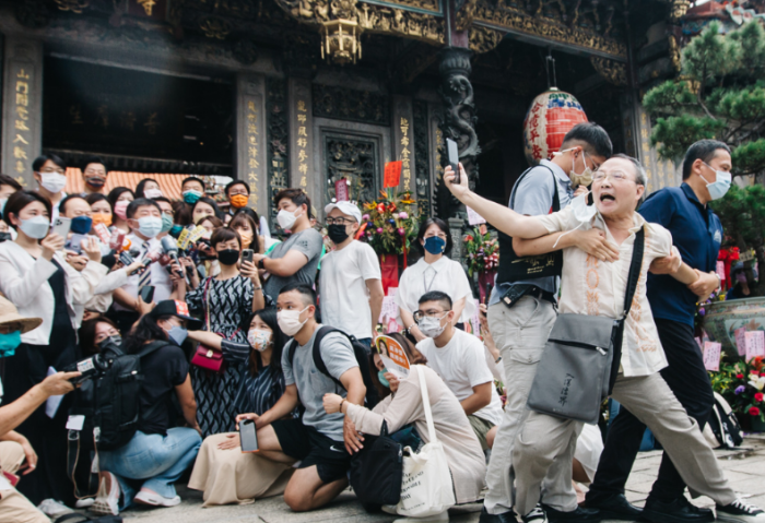 陳時(shí)中遭臺(tái)北民眾抗議