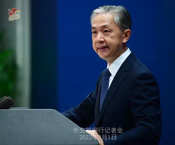 外交部發(fā)言人汪文斌。薛偉 攝