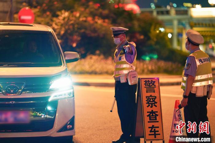 資料圖：廣州交警開展酒駕毒駕同查行動?！V東省公安廳 供圖