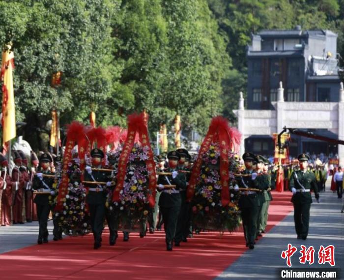 壬寅年湖南省公祭舜帝大典舉行?！±钗?攝