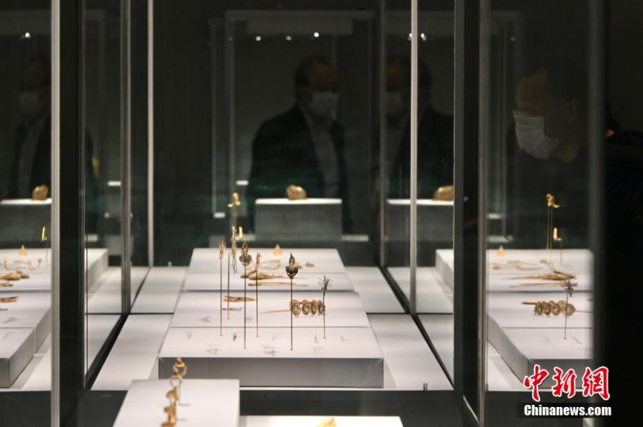 香港故宮文化博物館舉辦首個(gè)館藏特別展覽 展示220套古代金器