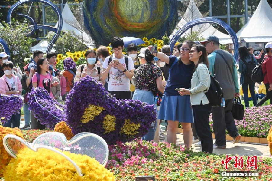 香港花卉展覽開幕 吸引大批市民賞花