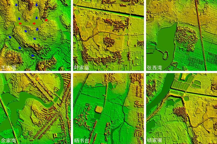 大別山西南聚落的數(shù)字表面模型(1km×1km)?！⒔▏?供圖