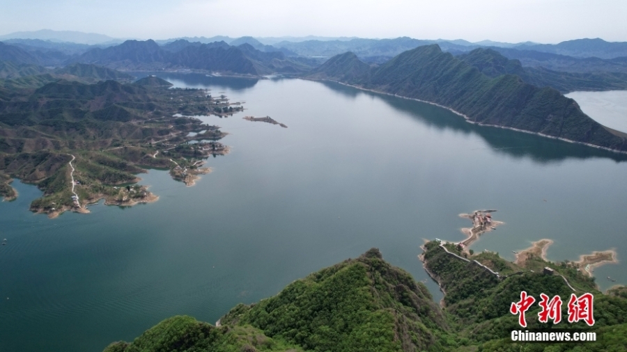 河北寬城：“水下長城”露出水面