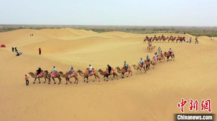 塔克拉瑪干沙漠迎來旅游熱“沙?！憋L(fēng)光吸引游客紛至沓來