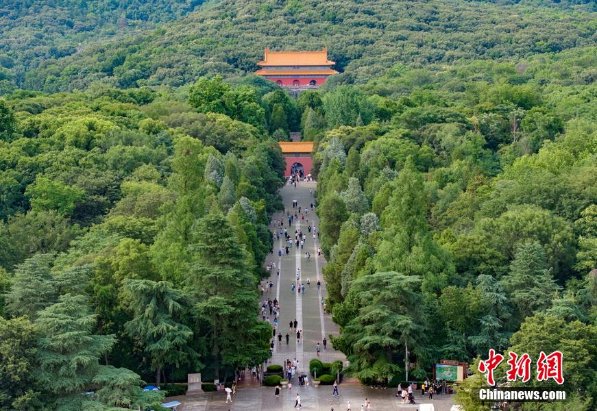 航拍世界文化遺產(chǎn)南京明孝陵 列入《世界遺產(chǎn)名錄》20周年