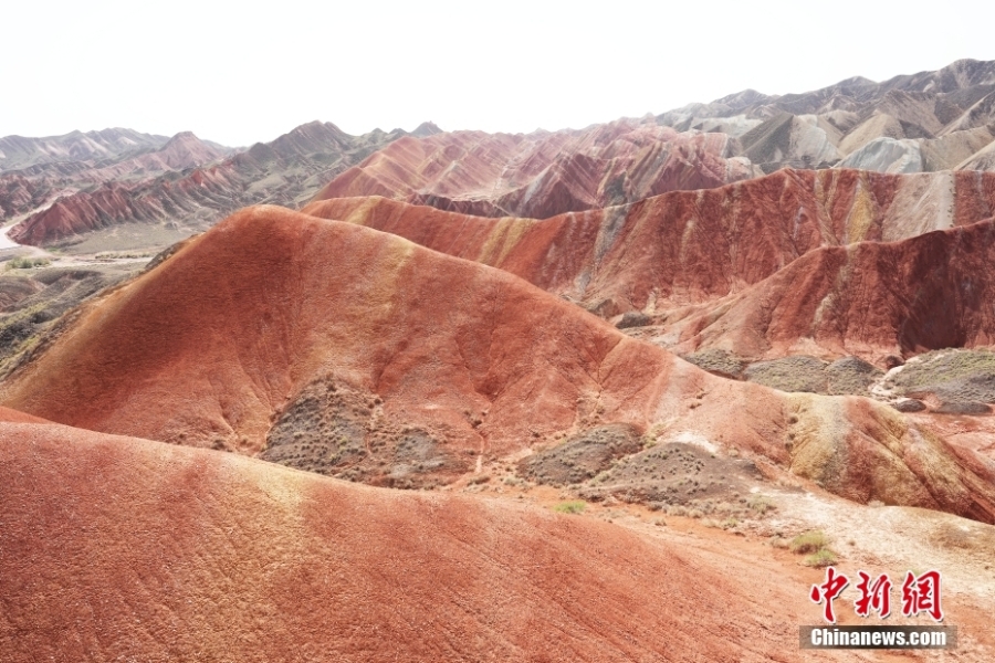 甘肅張掖七彩丹霞旅游熱度持續(xù)