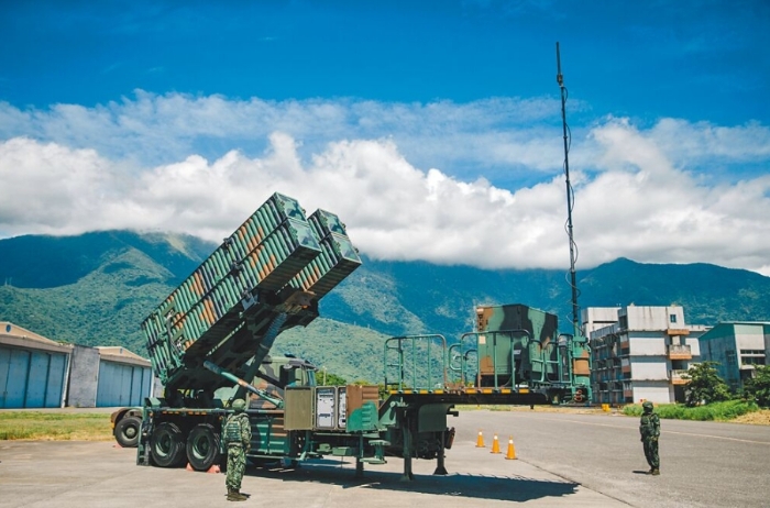 臺(tái)海軍將建造6座岸置魚叉導(dǎo)彈陣地與9座岸置雄風(fēng)導(dǎo)彈陣地。圖片來源：臺(tái)灣《中國時(shí)報(bào)》。