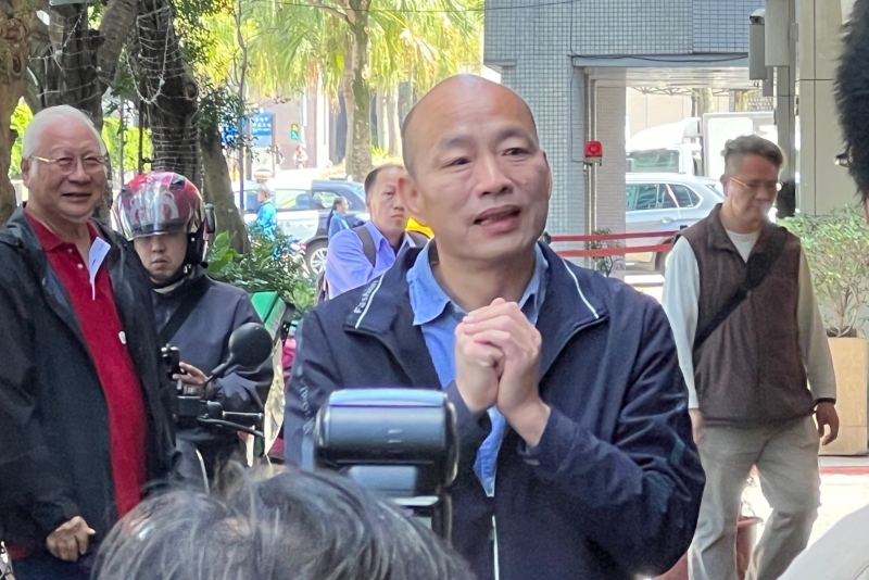 國民黨不分區(qū)民代當(dāng)選人韓國瑜。（圖源：臺(tái)灣《聯(lián)合報(bào)》）