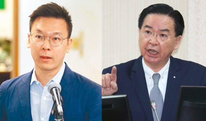 國安會正副秘書長由吳釗燮（右）、林飛帆（左）出任