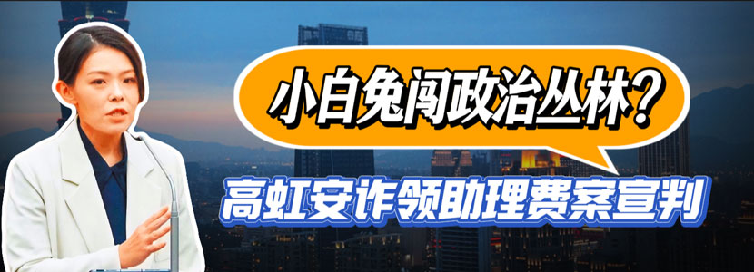 小白兔闖政治叢林？ 高虹安詐領助理費案宣判