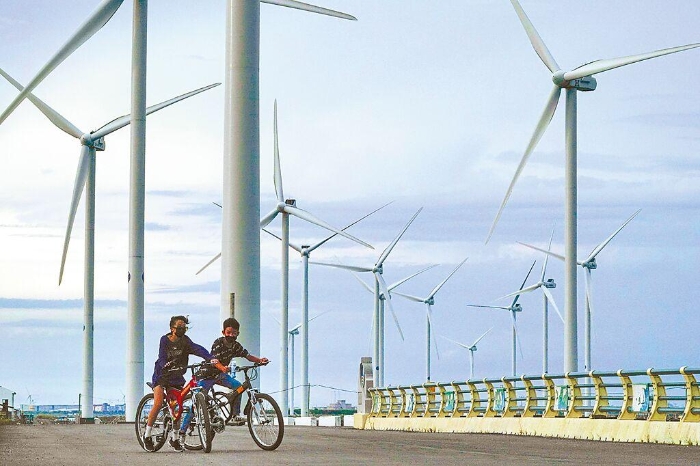 離岸風電示意圖