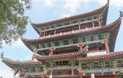 兩岸媒體人參觀八境臺(tái)