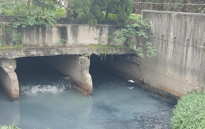 新北蘆洲區(qū)水湳溝過(guò)去惡臭臟亂聞名，新北水利局改善工程近期完工